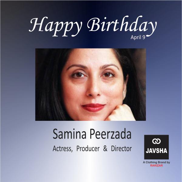 Happy Birthday Samina Peerzada       