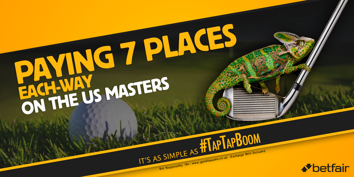 RT and follow <a href="/Betfair/">Betfair</a> for a chance to win a £10 free bet on #themasters! #ThisIsPlay