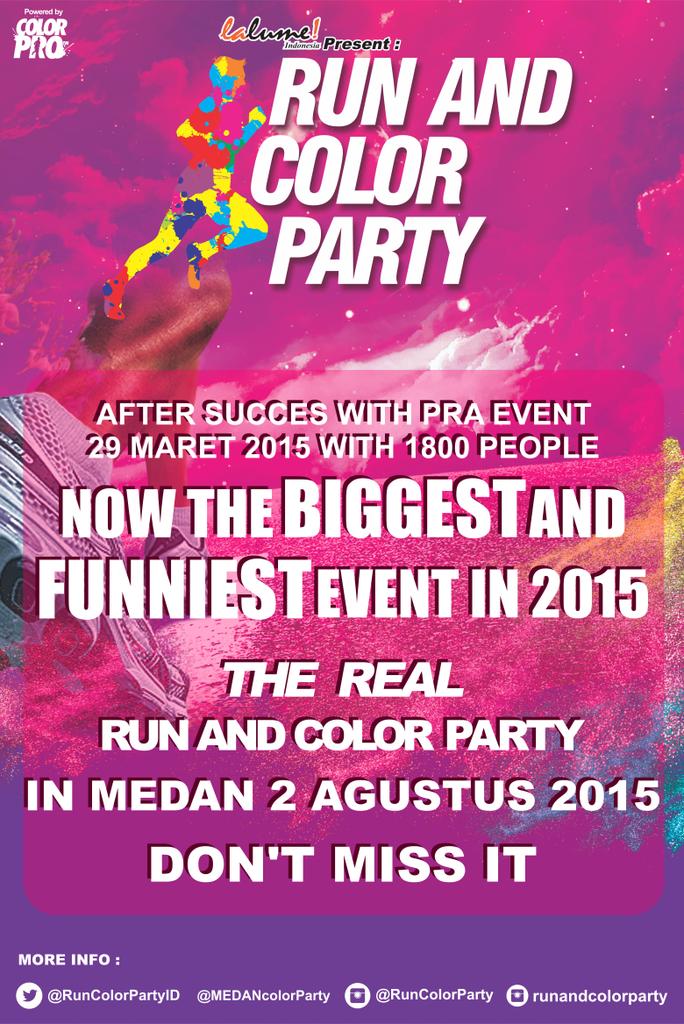 MEDAN RunColorParty (@medancolorparty) on Twitter photo 