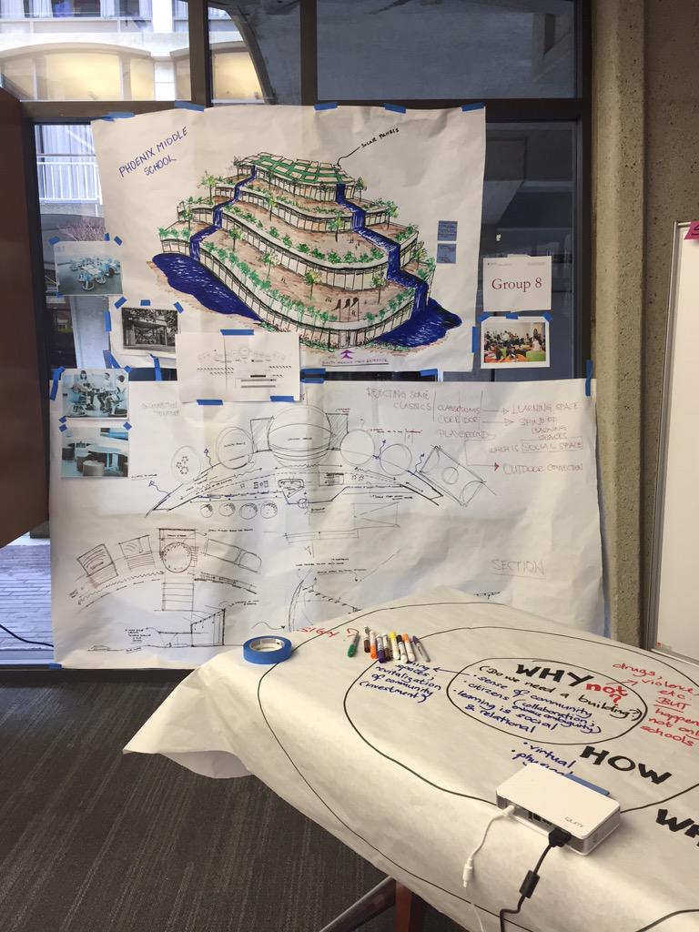 katiemartinedu's tweet photo. Studio Phoenix is ready to share our design #ppeleft @hgse http://t.co/3zCG4CO4U0