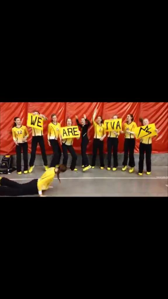 KSchoessow's tweet image. Prayers go out to @miagrunze we hope U recover fast, and in time by nationals. We will miss u, get better❤️ #15gold