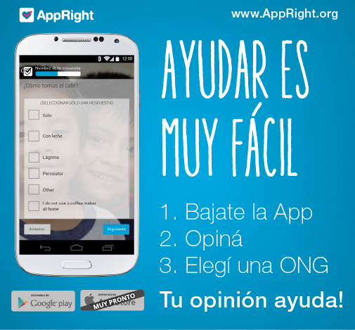 apprightme's tweet photo. @fieritacatalano RT #TuOpinionAyuda #AppRight #AyudarEsFacil
Descargá: http://t.co/ecPpxNH7t1 #BuenJueves http://t.co/Qgxo0STbiO