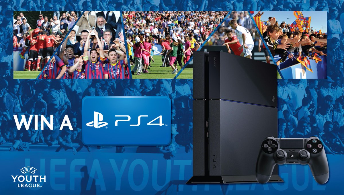 UEFAMensYouth's tweet image. Retweet this before the first #UYL semi-final tomorrow (13CET) to be in with a chance of winning a PS4!