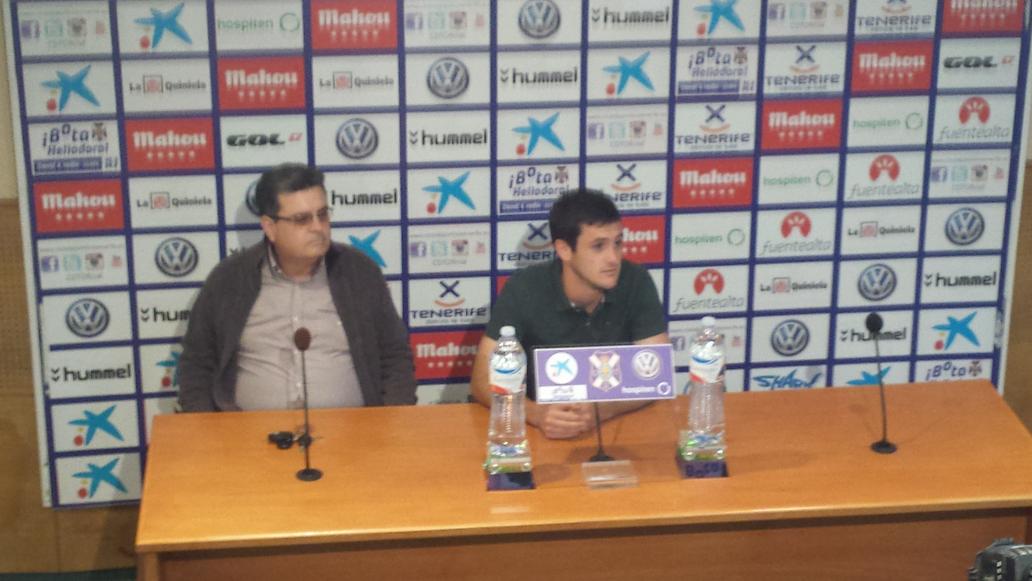 CarlosGarciaTFE's tweet photo. La buena noticia del día en el @CDTOficial , el regreso de @igorarnaez a una convocatoria después d tres meses d baja http://t.co/cIS6b1R9eI