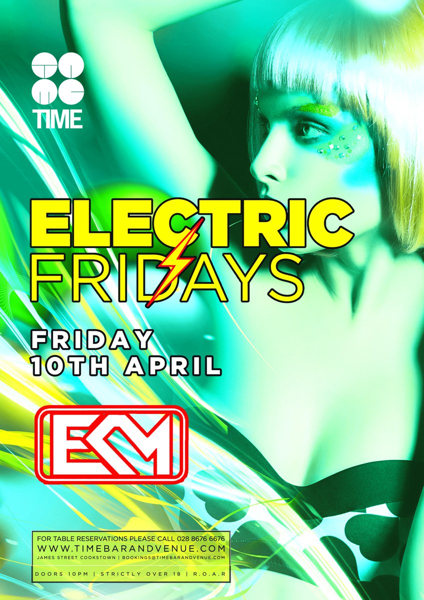 TIMECookstown's tweet photo. WIN QS, ADM + Reserved Seating this FRIDAY NIGHT 4 U + 5 Friends?You know what to do..RETWEET #ElectricFridays http://t.co/gwCYn0vRFM