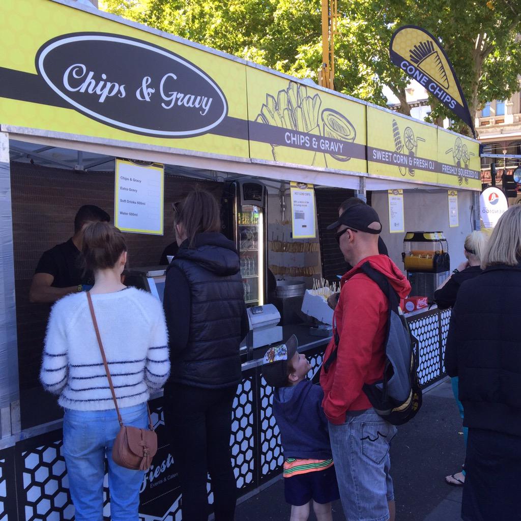Fiesta_Catering's tweet photo. Delivering quality management of all retailers at the Bendigo Easter Festival 2015 @Greater_Bendigo @ExploreBendigo http://t.co/Bmf1VF91QB