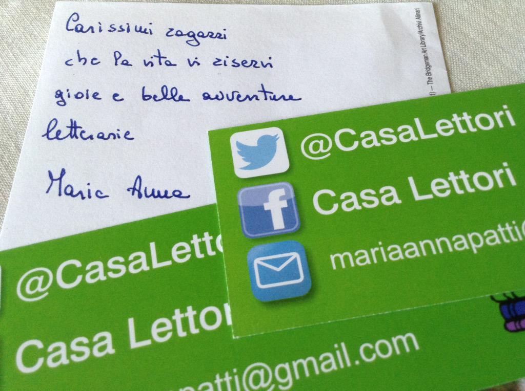 turaticantu's tweet photo. Grazie @CasaLettori per gli stimoli letterari che ci offri! http://t.co/LAWgITWvlj