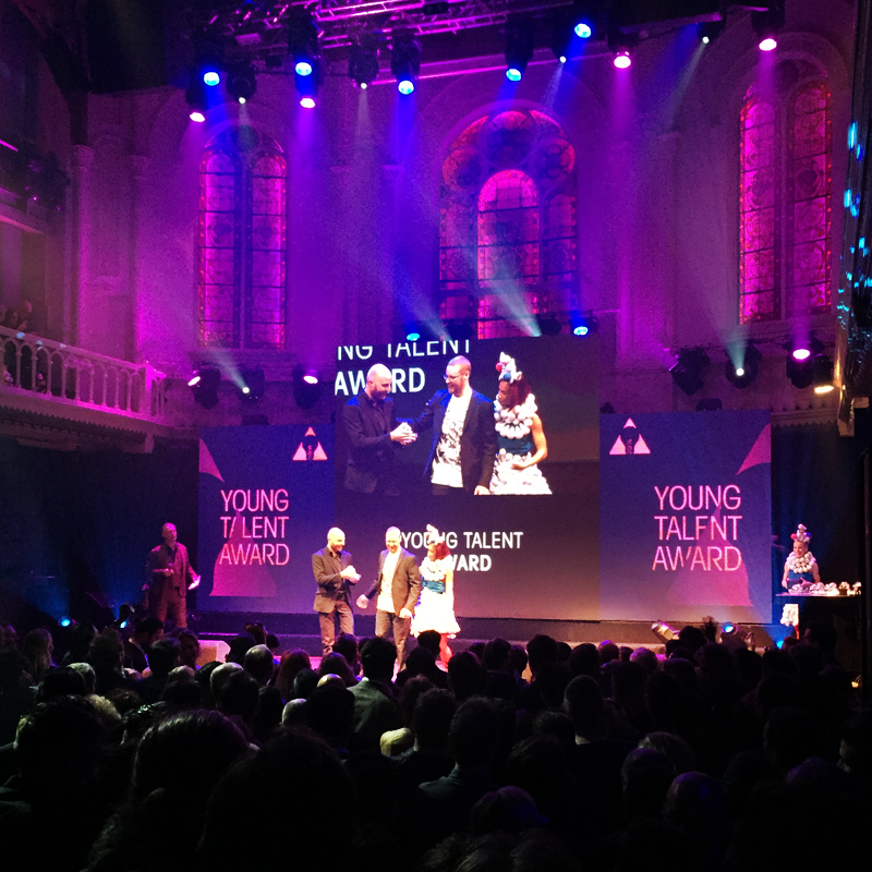 codedazur's tweet photo. Last Thursday our junior creative team Sjoerd and Raphael won the @ADCN Young Talent Award! #adcn #awards #codedazur http://t.co/M7Bdllt0nV