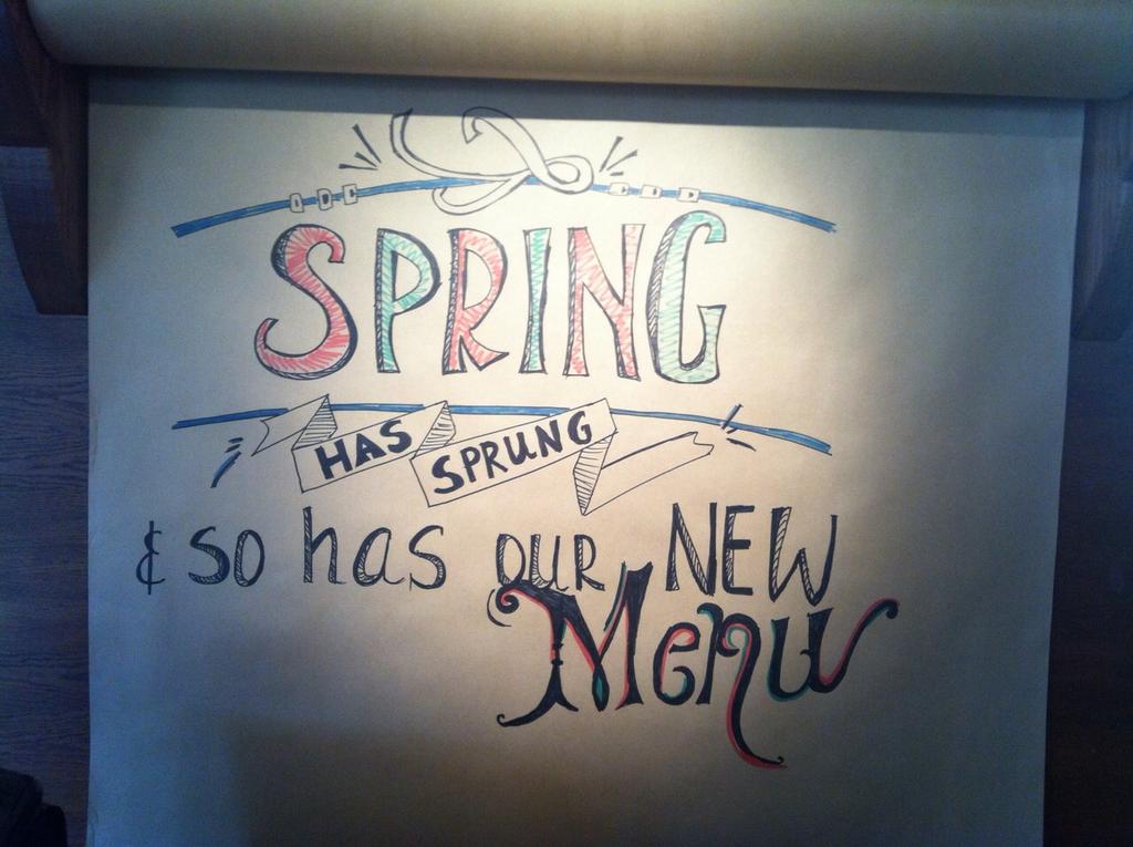 PaperMillPub's tweet image. Our new Spring menu is here! #freshforspring #onlyatfullers