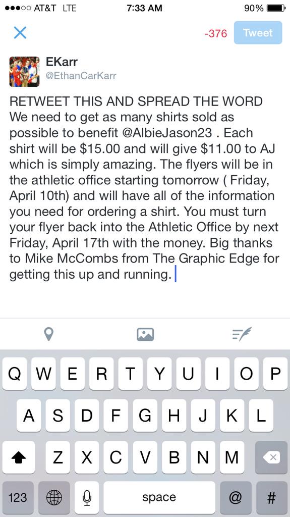 EthanCarKarr's tweet image. EVERYONE READ AND RETWEET #AlbiesArmy