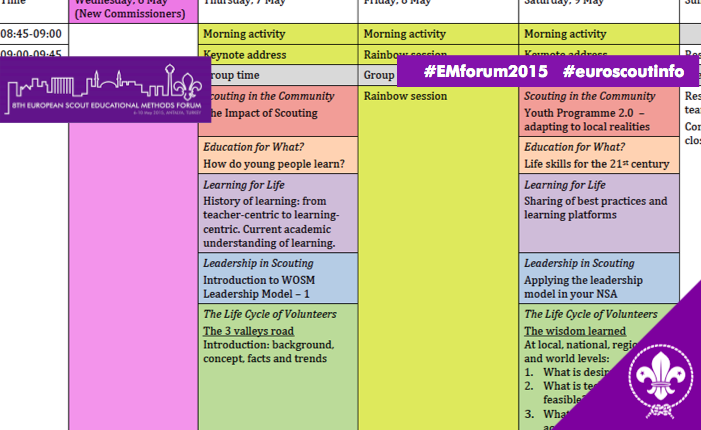 ScoutingEurope's tweet photo. Only a month away: the 8th #EMforum2015 of the #EuropeanScoutRegion of @worldscouting in #Antalya (TK)! http://t.co/ZC32ZKxepM