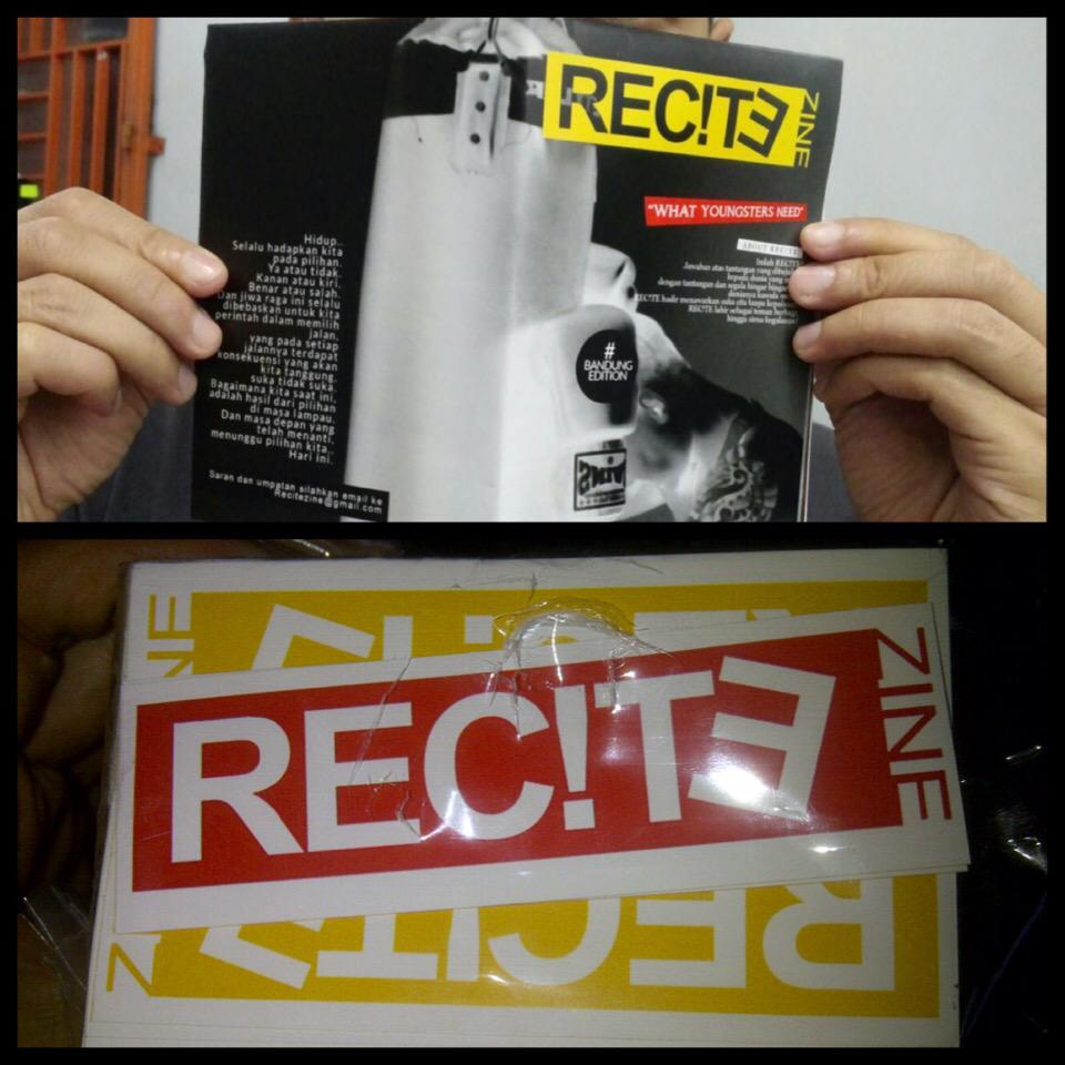 Insya Allah REC!TE zine akan launching debut rilis Minggu,12 April 2015 @ Masjid Trans Studio Bandung.
-GRATIS-