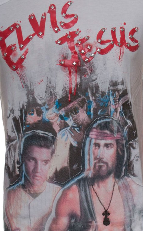 Can you dig this classic EJ tee?The Warriors coming out to play.  #ElvisJesus #throwbackthursday