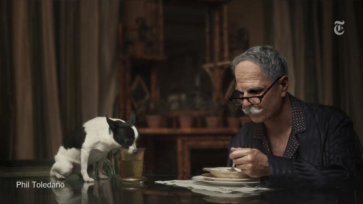 JamesEstrin's tweet photo. Genius! Confronting his fear of death and aging, @MrToledano photographs his possible fates http://t.co/SiOaLzL2nd http://t.co/XM3NU3MVF2