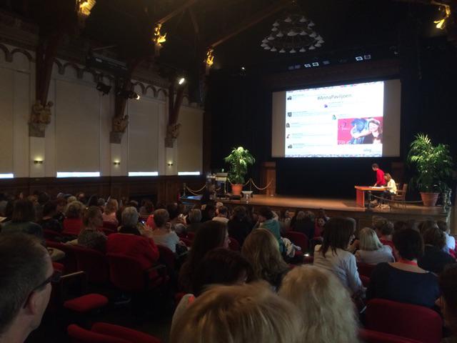 MarjonV's tweet photo. En alweer de afsluiting. Wat een geweldig geslaagde dag! #AnnaPaviljoen Symposium http://t.co/1lBhqHug66