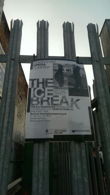 spannercanary's tweet photo. Here we go! #TheIceBreak with @BirminghamOpera! http://t.co/3aDIm5i8t4