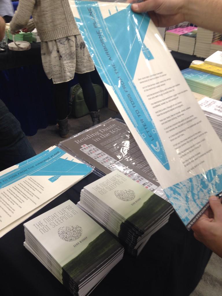 sarabandebooks's tweet photo. Look at these gorgeous broadsides @SB_Bishop is giving away at booth 909 for the next half hour! http://t.co/1gdZYBNoFD