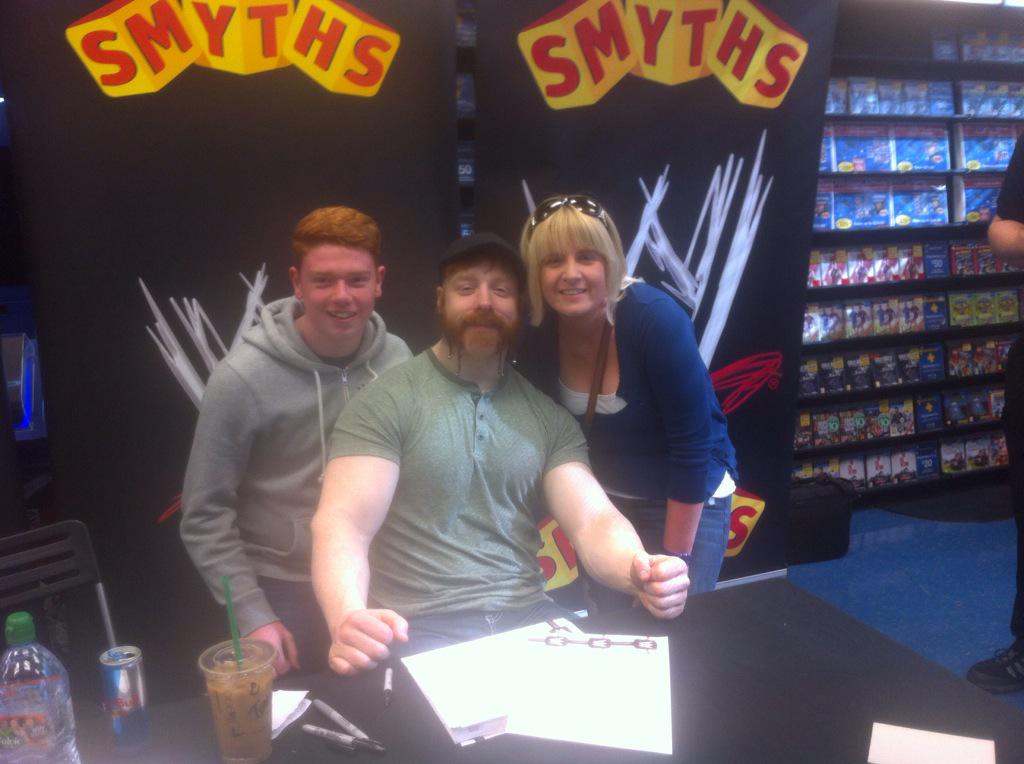 Met the legend <a href="/WWESheamus/">Sheamus</a>  today #WWEDublin