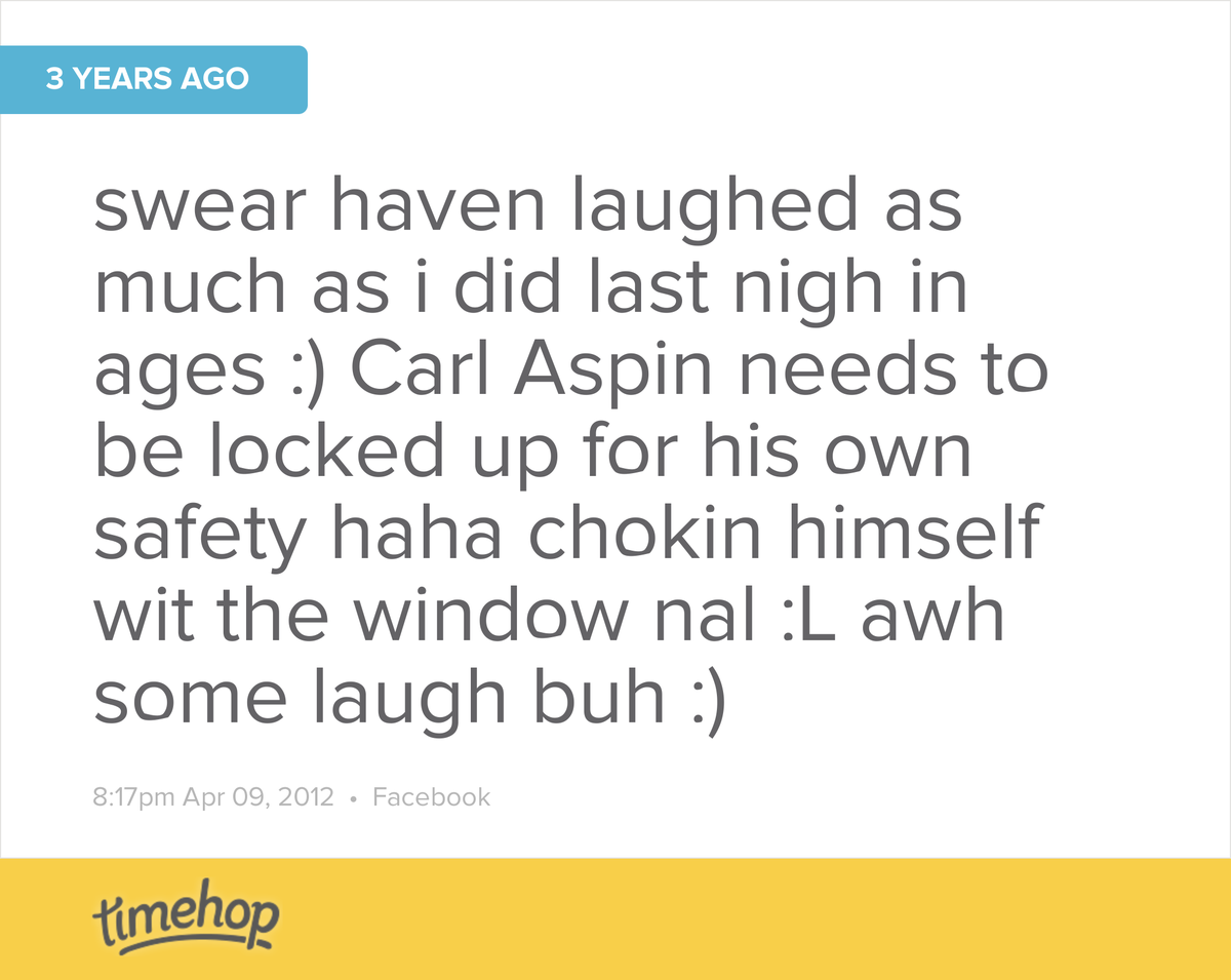 OrlaBaby's tweet photo. Exactly 3 years ago today! (via @timehop) http://t.co/ZKwIWB6qhE http://t.co/HQ6RP8HOBC
