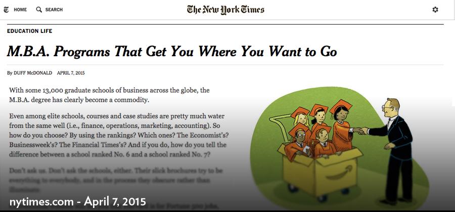 The <a href="/nytimes/">The New York Times</a> knows a bit about the strong value of a Ross degree. bit.ly/1GMgstl #RossGBR