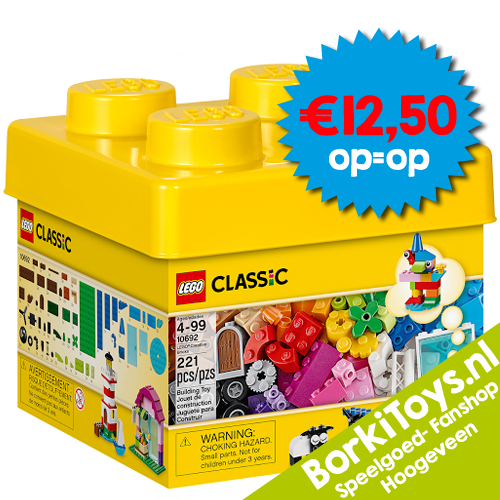 Maar liefst 221 LEGO blokjes voor 12,50 euro! #Drenthe #Hoogeveen #Westerbork borkitoys.nl/bu-nieuw/10692…