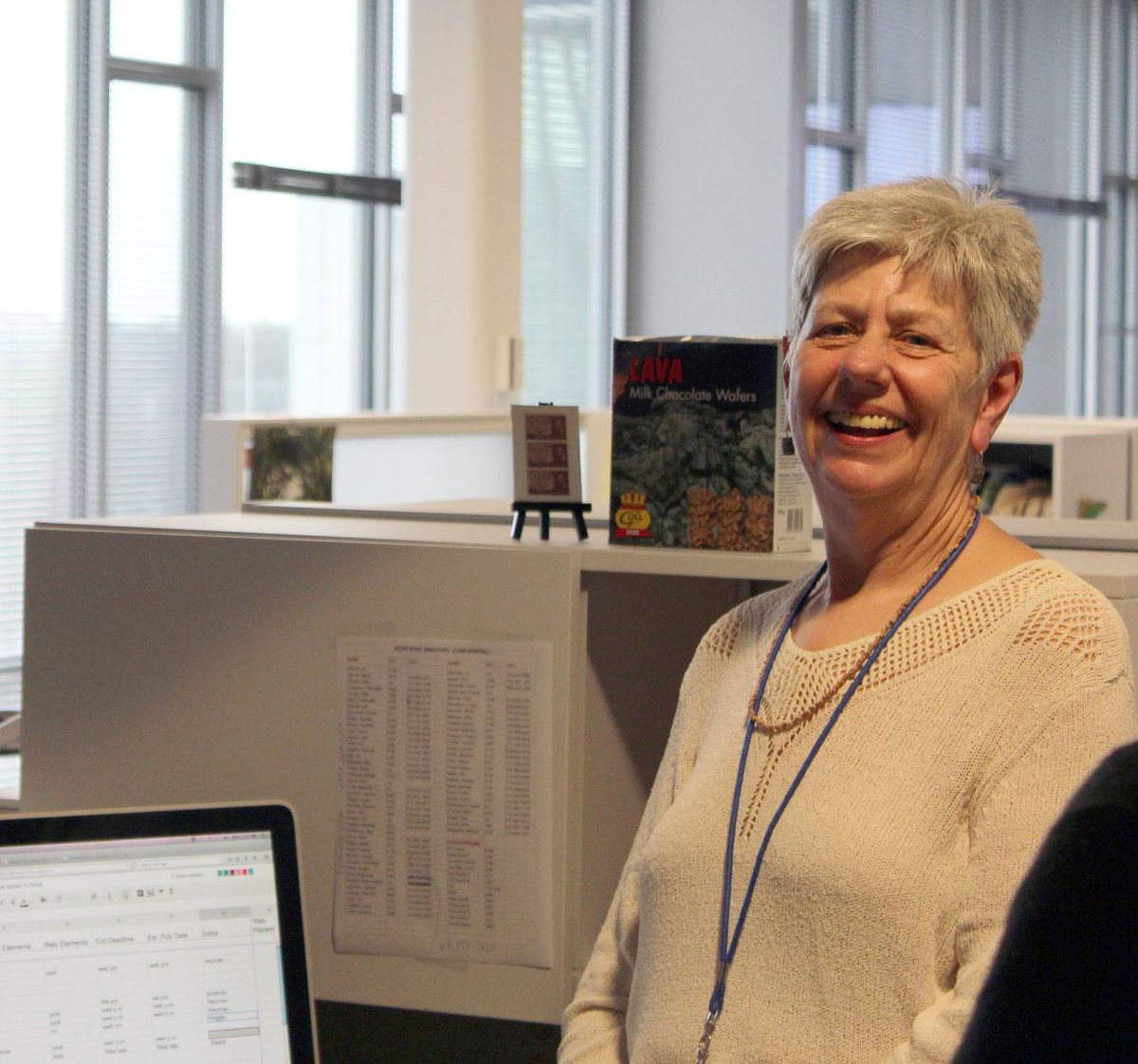 Join us in congratulating our <a href="/suze728/">Susan Hegger</a> - today is her last day before retirement! About Susan: bit.ly/1aq1IEc