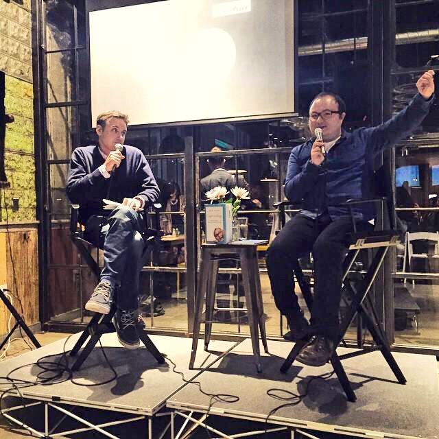 FrankGruber's tweet photo. Thanks for coming out last night to hear from @TheAmericanCEO & my interview with @benparr #tcsessionsdc #dctech http://t.co/lxc9CtI1P9