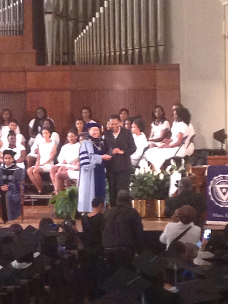 mikkdepriest's tweet photo. #MarshaAllen of @SpelmanCollege Institutional Advancement Division gets the #TrueBlue Award. #SCFoundersDay 2015 http://t.co/ubmjaCM0Jd