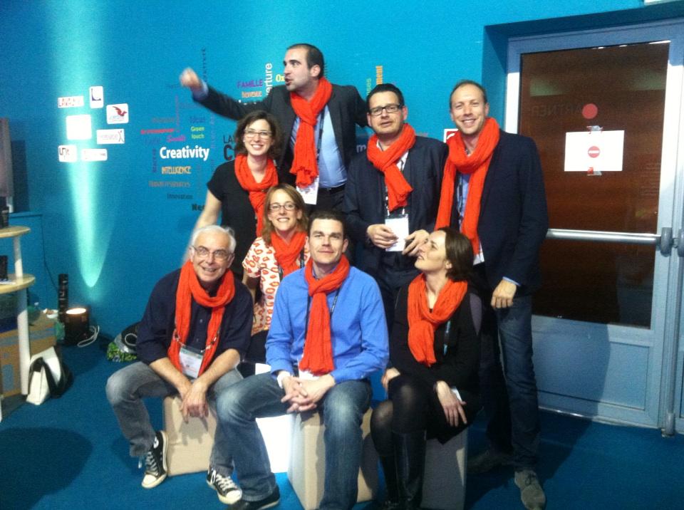 marionhurbin's tweet image. La belle équipe LavalMayenneConnexion au #lavalvirtual ! 1RT = 1verre offert sur notre stand ! :)))