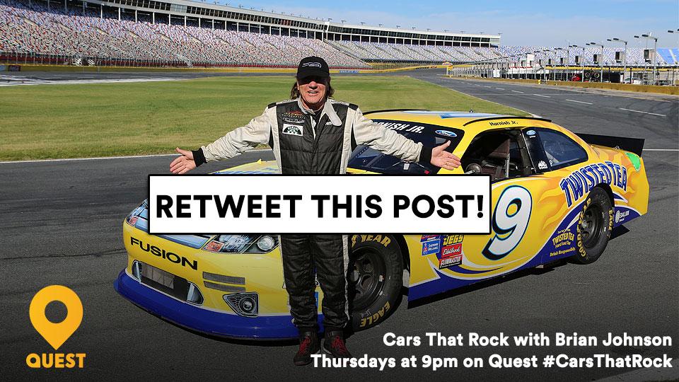 QuestTV's tweet photo. Retweet THIS post for chance to win #ACDC &amp; #CarsThatRock goodies signed by @BrianJohnson  - http://t.co/oODBYUdVgK http://t.co/IhRM4UjSZY