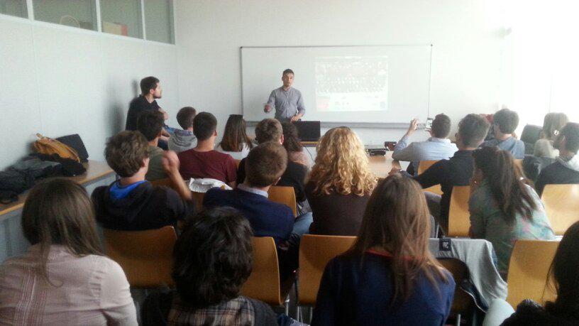 BESTValenciaUPV's tweet photo. Learning how to develop a F1 car with @formulaUPV - the team of #FormulaStudent @UPV. #SpC15 #BESTCourses @BESTorg http://t.co/6zM8airMJu
