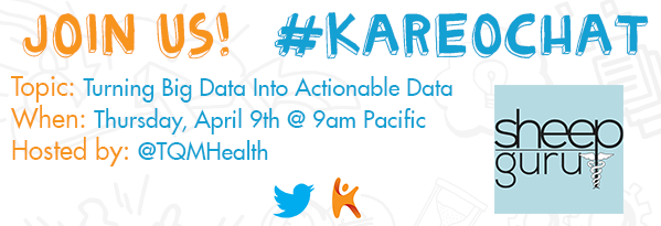 TebraOfficial's tweet image. 30 minutes til #KareoChat w host @TQMHealth! Turning #BigData into #ActionableData ~can&apos;t wait to hear your thoughts!