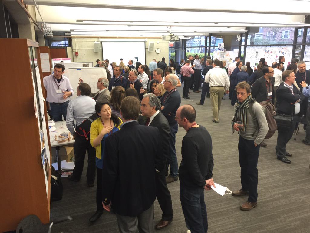 husslington's tweet photo. Harvard Ed + Design School #ppeleft institute gallery walk. design studios sharing designs for schools of the future. http://t.co/piSmUfnKaR