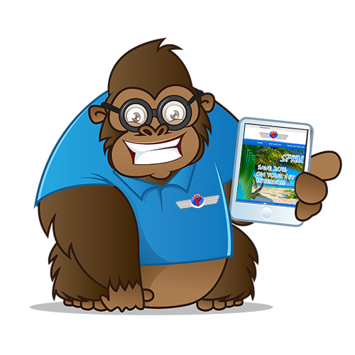 ThePrimeHost's tweet photo. We're interviewing mascots. What do you think of Perry the Primate? http://t.co/KpOyAmgQpd