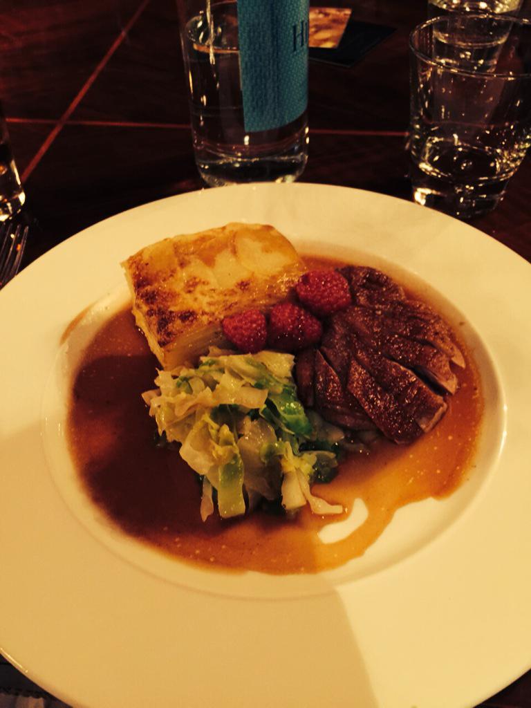 ClaireGreaves's tweet photo. Fab lunch @CrazyBearGroup today for @GREAVS1E birthday. The food was amazing!! http://t.co/K6XLKxcnOs