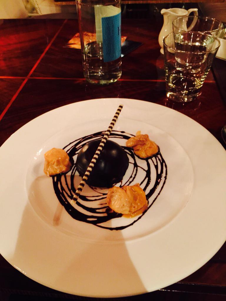 ClaireGreaves's tweet photo. Fab lunch @CrazyBearGroup today for @GREAVS1E birthday. The food was amazing!! http://t.co/K6XLKxcnOs