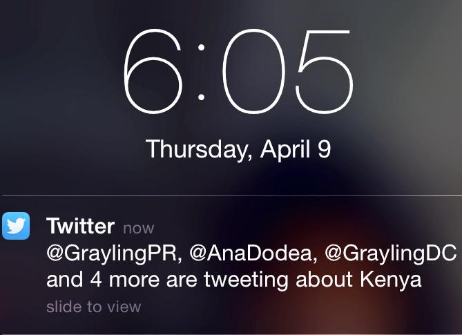 GraylingOman's tweet photo. RT "@hooriya13: Everyone @GraylingPR is tweeting about #Kenya. Because that's home now! #GraylingEffect http://t.co/jHMBHtm8w5"