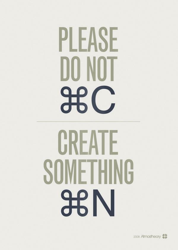 CreativeMarket's tweet image. Public Service Announcement! Pleeease don't ⌘C. Create something ⌘N  😎 crt.mk/LnJpl via @ccddrryyaann