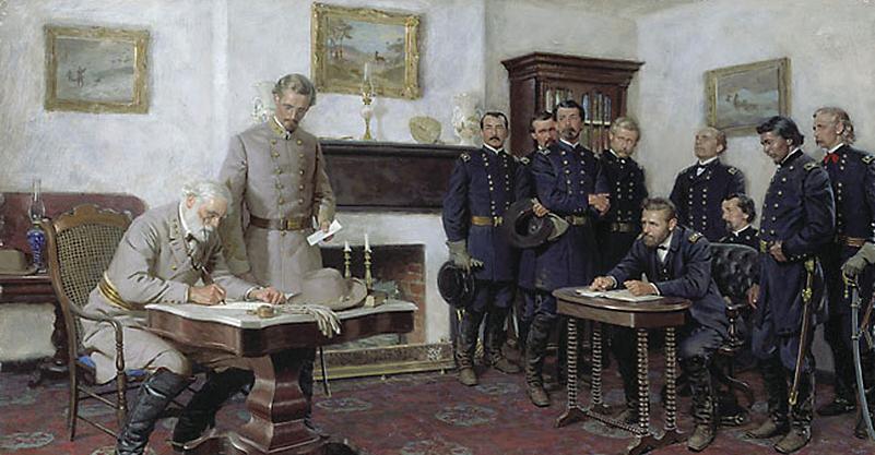 ACampaigner's tweet photo. 150 Years Ago Today - Lee Surrenders at Appomattox: http://t.co/n632txDBjQ #CivilWar #History #Appomattox #150ths http://t.co/OPwSYlcBBA