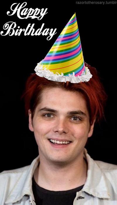 Happy birthday dad. Aka Gerard Way 