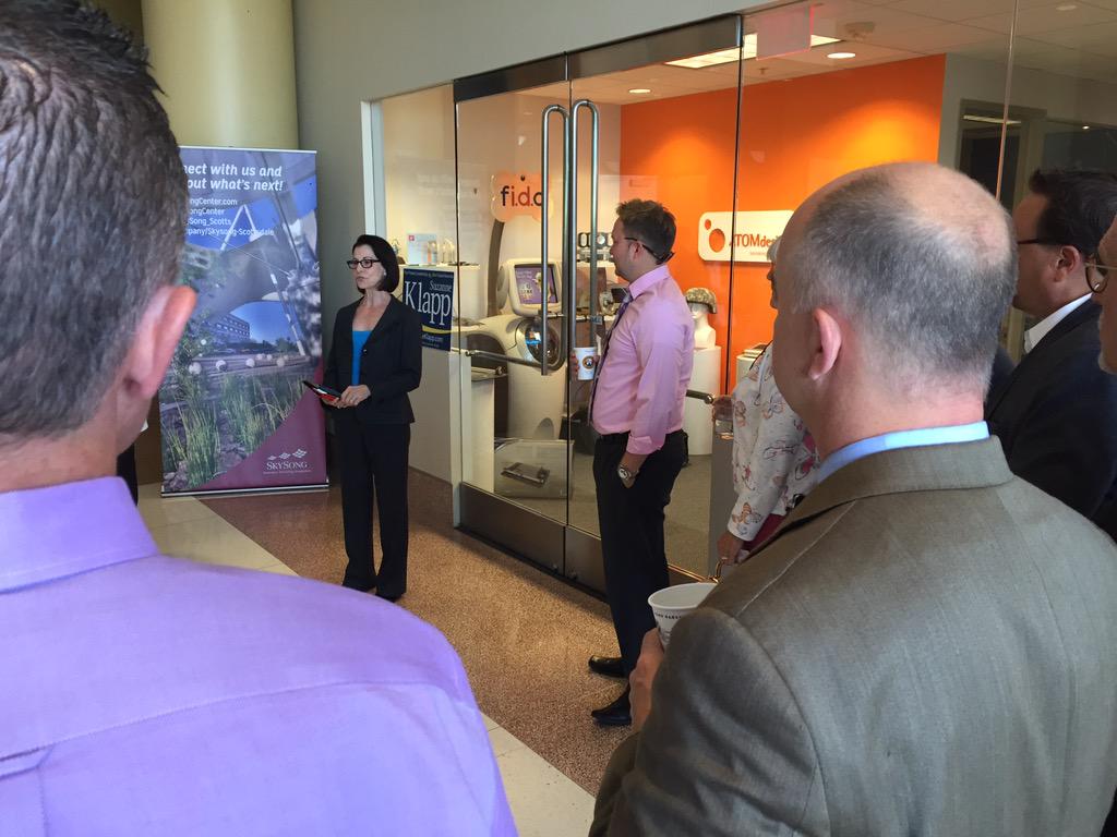 SloanCreative's tweet photo. It's official - #scottsdale can look forward to keeping .@sklapp happy to be here capturing the announcement! http://t.co/wFo2Pi3LaE