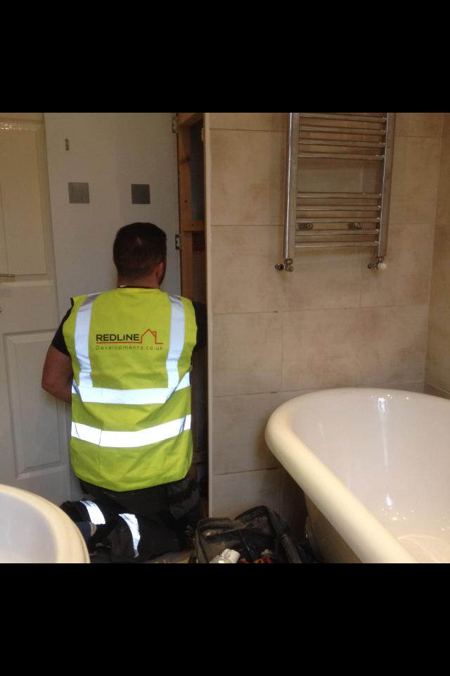 redlinedevelop1's tweet photo. #Bathroom rip out, plastered, new covings, and re-arranged To accommodate large shower unit.

http://t.co/gf9OeH0CKa http://t.co/53Fw7Eij6S