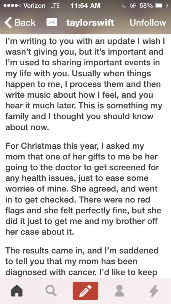 danielle8060's tweet image. This message broke my heart. #PrayforAndreaSwift #FUCancer #PrayForMamaSwift #WeLoveYouAndreaSwift
