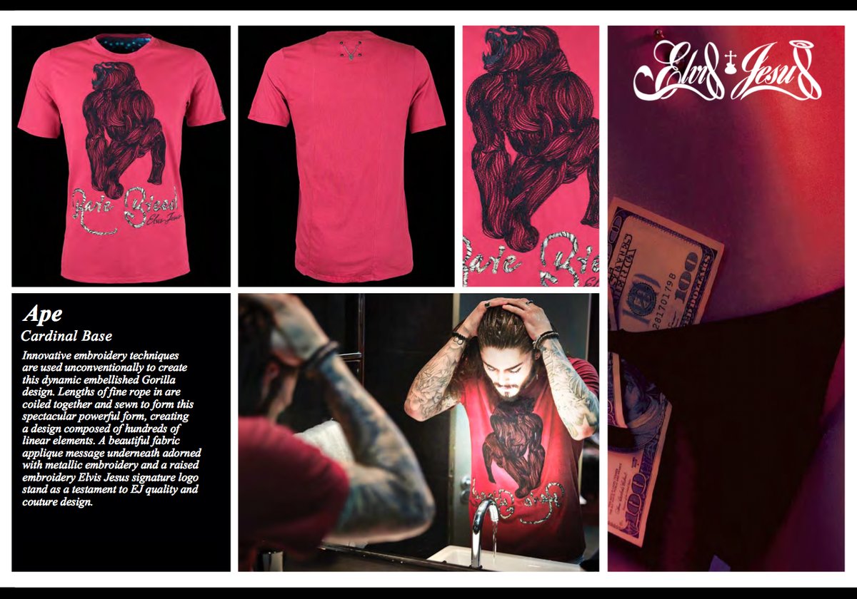 Innovative embroidery techniques are used to create this powerful form! Shop now elvisjesus.co.uk