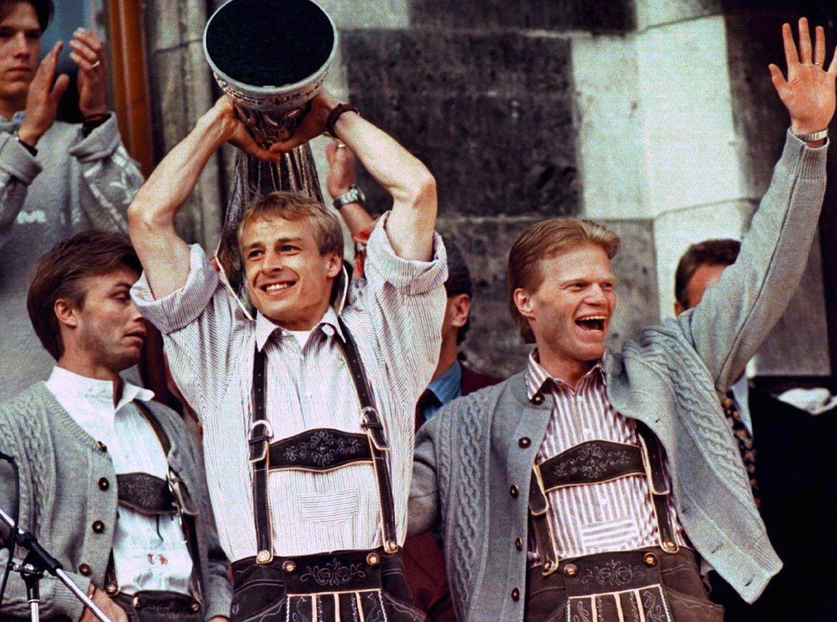 ChampionsLeague's tweet photo. .@FCBayern legend Oliver Kahn is the star on this #UCL #ThrowbackThursday #tbt http://t.co/hmdcHf6IwS