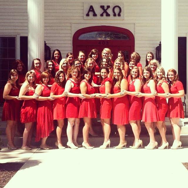 rlsimkins12's tweet photo. "Sorority pics" are kind of our thing 💁 #BUGreekWeekPC #AXO http://t.co/9s0B3DcARz