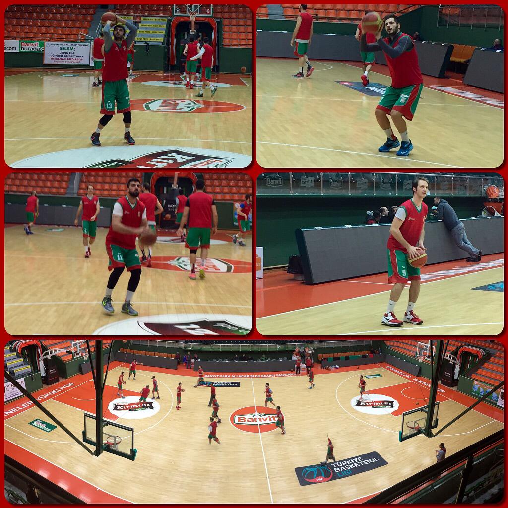 Takımımız bu akşam yaptığı antrenmanla yarın oynayacağı Bandırma Kırmızı maçının hazırlıklarını tamamlıyor.