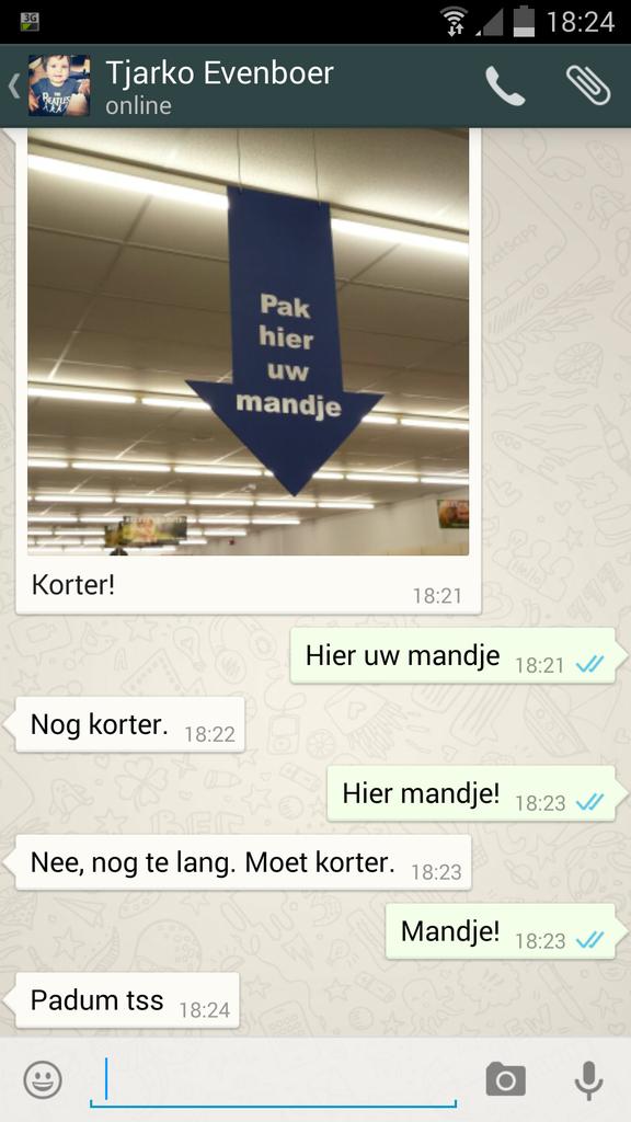 evertkwok's tweet photo. Mandje. http://t.co/CzrtzDTsIV