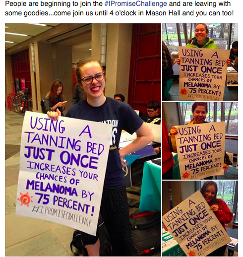 Share your photo from our Facebook page for a better chance at winning on our raffle! #IPromiseChallenege