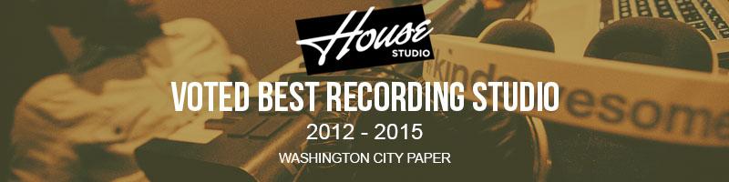 HouseStudioDC's tweet photo. Thank you everyone who voted @HouseStudioDC The Best Recording Studio in DC for the 4th year in a row. #BestofDC2015 http://t.co/O9DFoOMih9